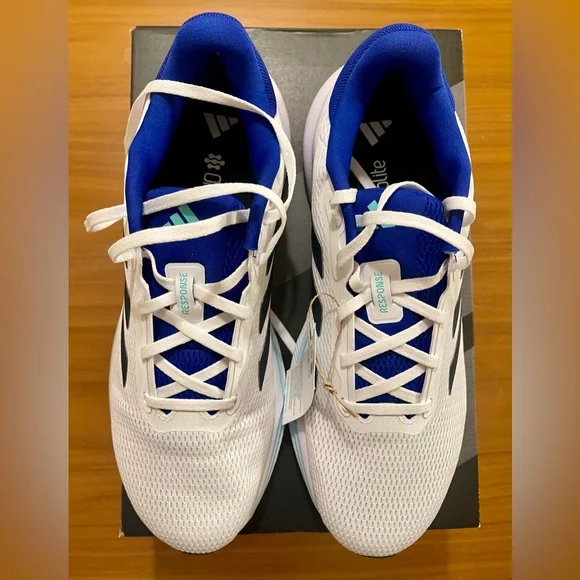Adidas Response Men's Flash Aqua White Athletic Running Training Shoes
